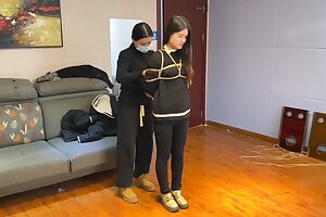 Tried Binding With Asian schoolgirl 18+